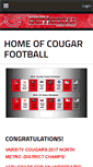 Mobile Screenshot of centennialcougarfootball.com